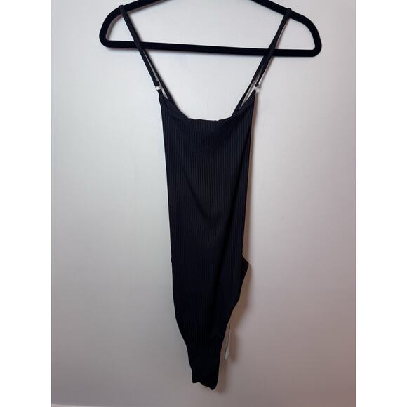 Vitamin A One-Piece Swimsuit Black Tie Back Womens Size XL NWT - Picture 7 of 11
